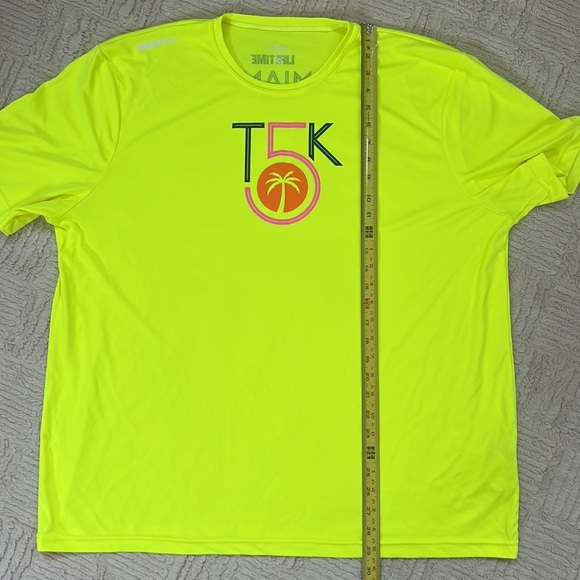 Craft short sleeve t-shirt, Lifetime Miami Tropical 5k
Size XXL, New condition - Picture 15 of 16